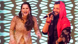 अचानक खेसारी के शो में आ गई सानिया मिर्ज़ा दोनों खूब नाचे  - Khesari Lal, Sania Mirza - Show