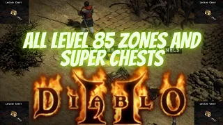 Diablo 2: All Level 85 Zones and Super Chest Locations