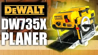 DeWalt DW735x Planer Unboxing and Review