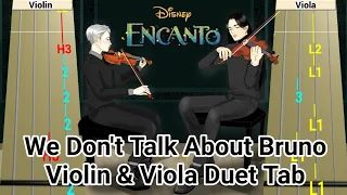 We Don't Talk About Bruno (From "Encanto") Violin & Viola Tab