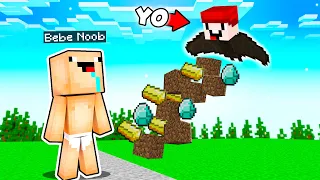 Me Convertí en Mobs para Molestar a BEBE NOOB en Minecraft 😂| Nenuco y Bebe Noob