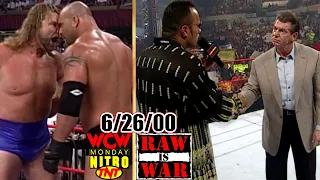 WWF RAW vs. WCW Nitro - June 26, 2000 Full Breakdown - McMahon Goes Home - Goldberg v Duggan - Foley