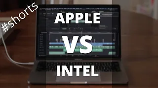 Apple M1 vs Intel // Video Rendering Speedtest #shorts
