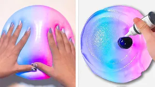 Удовлетворяющая слизь Slime ASMR | Расслабляющее видео слизи # 1731