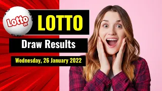 UK Lotto draw results from Wednesday, 26 January 2022