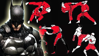 How many fighting styles does Batman know in Batman: Arkham Knight?