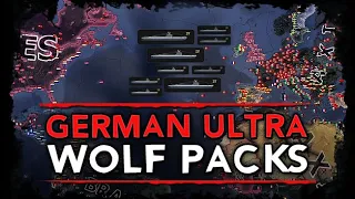 [HoI4] German Reich w/ 1000 Ultra U-Boat Wolf Packs [WW2 AI Timelapse] w/ Naval Production Stats!