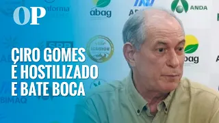 Ciro Gomes é hostilizado e bate boca com apoiadores de Bolsonaro