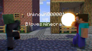 B Loves Minecraft Vs Unknown0000001