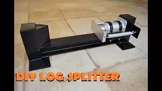 DIY LOG SPLITTER made out of scrap metal