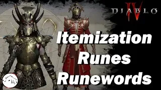 Diablo 4 Itemization, Runes, & RuneWords - Systems & Concerns