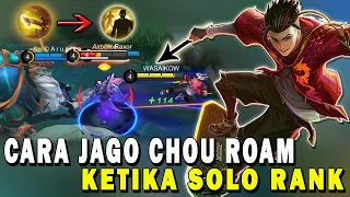 CARA MAIN CHOU ROAMER TERBARU❗TIPS MONTAGE FLICKER CHOU❗GAMEPLAY CHOU ROAMER-MOBILE LEGENDS #mlbb