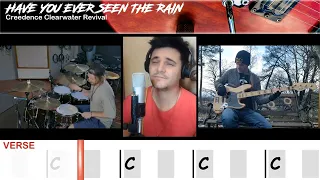 Play Guitar with HAVE YOU EVER SEEN THE RAIN by CCR