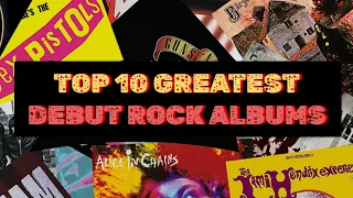 Top 10 GREATEST Classic Rock DEBUT ALBUMS