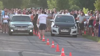 [Drag 30.07.16] Приора vs Chevrolet Aveo