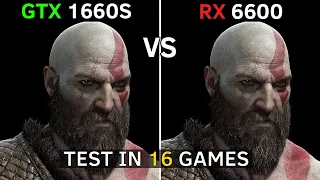 GTX 1660 SUPER vs RX 6600 | Test in 16 Games | 2022