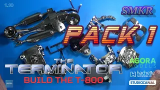 Agora Models Build the T-800 Terminator Pack 1 - 10 Stages Complete (1-10)