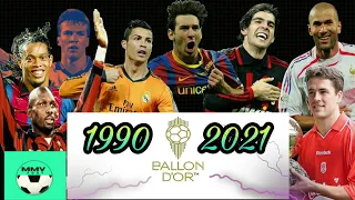 BALLON D'OR.Winners list.1990-2021⚽⚽