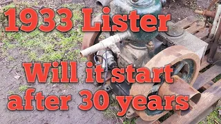 Will it start?? old Lister engine