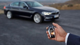Интерактивный ключ BMW Display Key на BMW 5 G30 2017 (Русские субтитры)