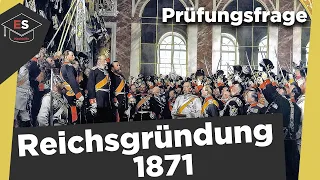 Reichsgründung 1871 - Revolution von oben - Vorgeschichte, Kriege - Reichsgründung einfach erklärt!