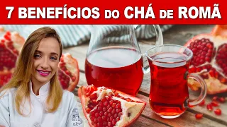 7 Benefícios do CHÁ de ROMÃ - Como Fazer e Tomar CERTO! (Inflamação, Imunidade e Mais)