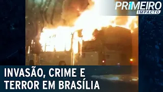 Bolsonaristas tentam invadir PF e ateiam fogo em ônibus no DF | Primeiro Impacto (13/12/22)