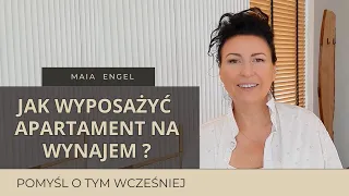 JAK PROJEKTOWAĆ NA WYNAJEM - WAŻNE ELEMENTY WYPOSAŻENIA - apartamenty inwestycyjne