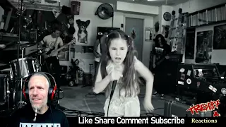 8 yr old Girl KRUSHES "Freak on a Leash" by Korn REACTION!! [[ O'Keefe Music Foundation! [[ BOOM! ]]