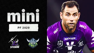 Clinical Melbourne | Storm v Raiders Match Mini | Preliminary Final, 2020 | NRL