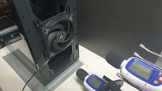 Arctic P12 Max and 3 other fans, Noise Test, 10 PWM ratios