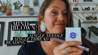 Single Needle Single Thread Beading a Beadwork Tutorial for Beginners