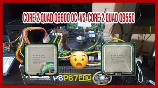 Core 2 Quad Q6600 OC vs Core 2 Quad Q9550