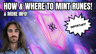HOW & WHERE TO MINT RUNES TOKENS + MORE INFO! (TIME SENSITIVE!)