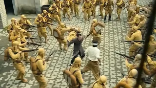 The kung fu master pursues and kills Japanese officers alone! 100 soldiers can't stop