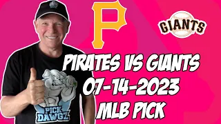 Pittsburgh Pirates vs San Francisco Giants 7/14/23 MLB Free Pick | MLB Betting Tips