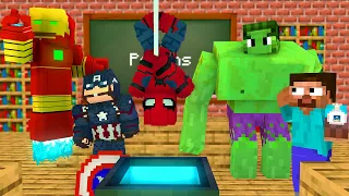 Monster School : Brewing Superhero Challenge - Minecraft Animation