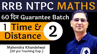 [2] Time and Distance – 1| RRB NTPC Maths Free | Devotion Institute