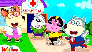 Superheroes Got a Boo Boo! - First Time Wolfoo Went to the Hospital 🤩@WolfooCanadaKidsCartoon