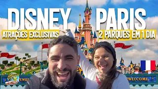 Disney Paris 2 Parques em 1 Dia: Roteiro, Diversão e Dicas Incríveis! 🏰✨