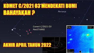 APRIL TAHUN 2022, KOMET C/2021 O3 MENDEKATI BUMI, BAHAYAKAH ? ( FENOMENA ASTRONOMI TAHUN 2022 )