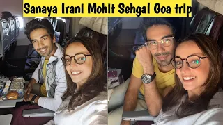 Actress Sanaya Irani enjoy in Goa with husband Mohit Sehgal after birthday celebrate |