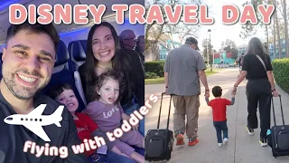 Flying with TODDLERS || DisneyWorld All Star Movies Resort