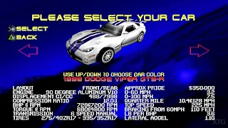 Test Drive 5 - All Cars List PS1 Gameplay HD