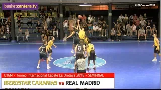 U16M - IBEROSTAR CANARIAS vs REAL MADRID.- SemiFinal Torneo Internacional Cadete La Orotava 2018