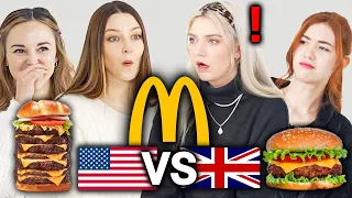 UK vs US McDonald's Comparison Food War