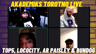 Akademiks Toronto Twitch | Top5 w/ Lococity + AR Paisley &  Way More | We Love Hip Hop Lives