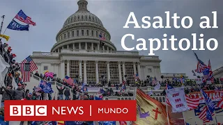 El momento en que seguidores de Trump asaltan la sede del Congreso de EE.UU. | BBC Mundo