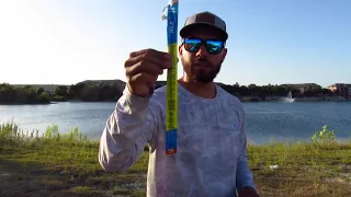 DOING A QUICK SLIM JIM BAIT CHALLENGE FOR BLUE GILL FISH