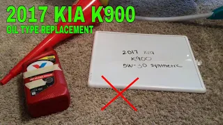 🚗 🚕 2017 Kia K900 Oil Type 🔴